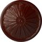 Ekena Millwork Brontes Ceiling Medallion (Fits Canopies up to 3 5/8"), 25 1/2"OD x 5 1/2"P, Brushed Mahogany CM25BRBMF - alternate 1